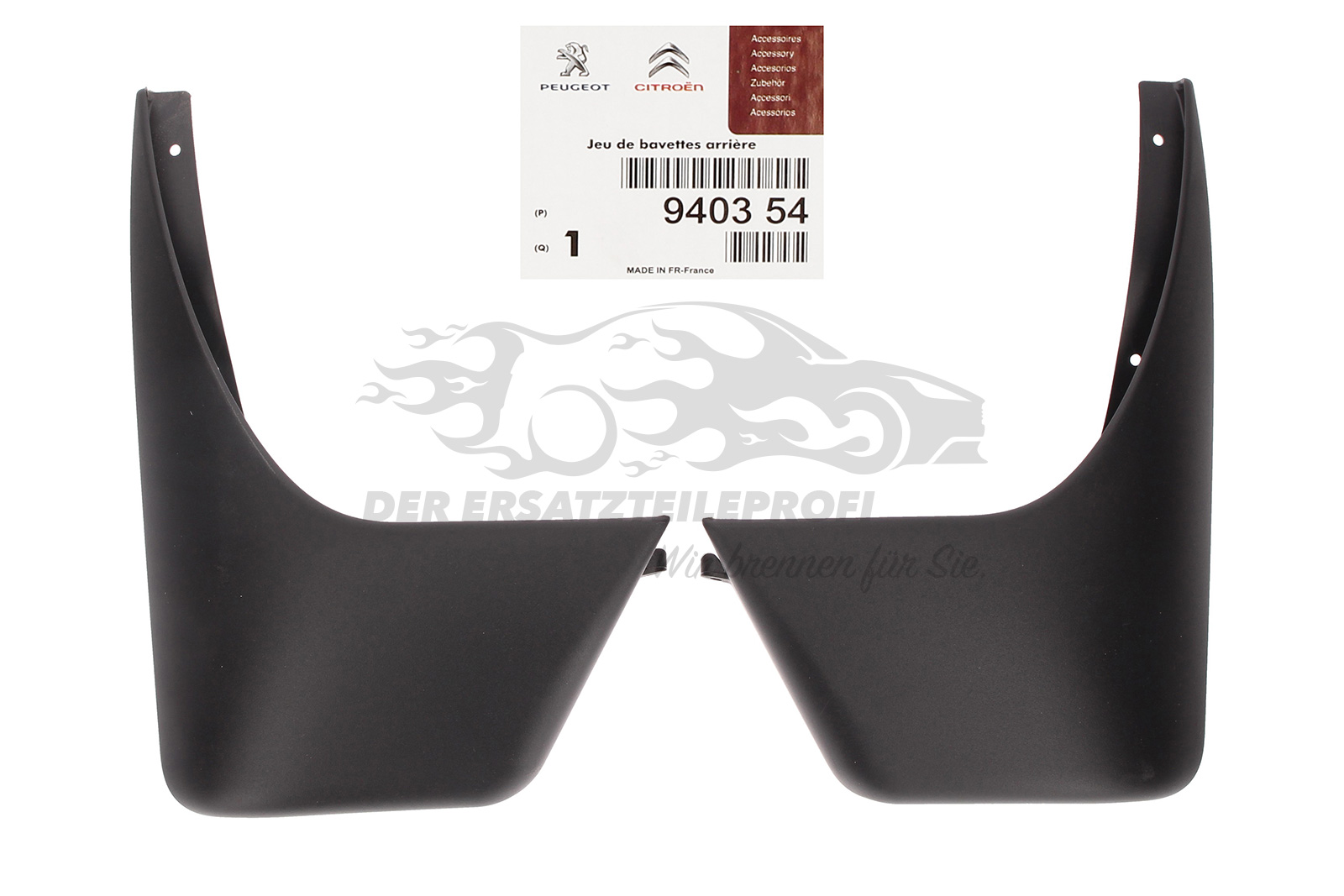 Original Citroen Peugeot spritzschutzsatz Bavettes Jumper Arrière 9603s5