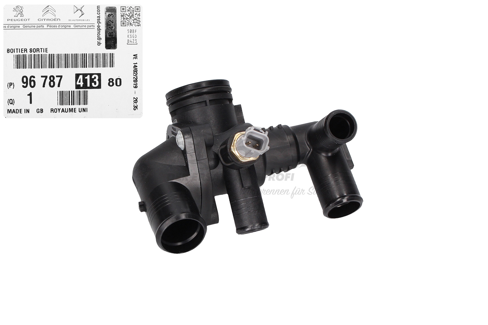 Original Thermostatgehäuse (inkl.Thermostat) für Citroen Jumper III